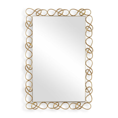 Twist It Mirror Antique Brass - Gold by Uttermost - View 1