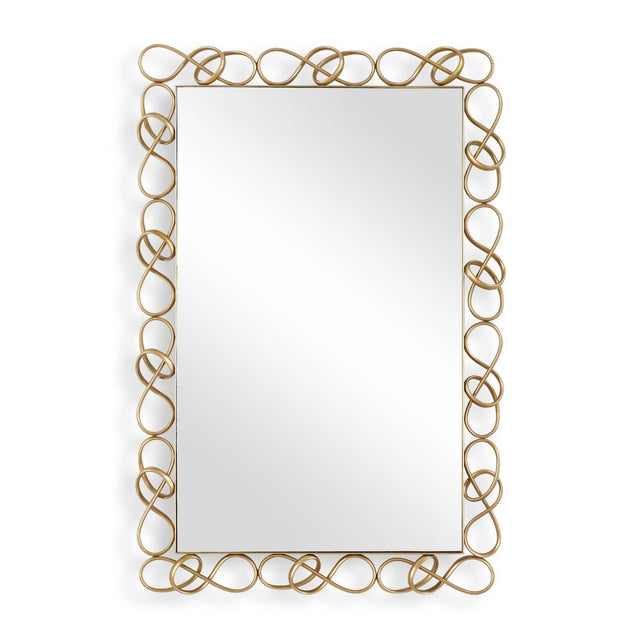 Twist It Mirror Antique Brass - Gold by Uttermost - View 1
