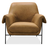 Ambroise Metal Frame Club Chair - Light Brown by Hooker Furniture - View 6