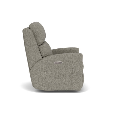 Catalina Transitional Fabric Power Rocking Recliner With Power Headrest | Flexsteel