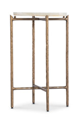 Melange Je Suis Petit Spot Table - Gold / White by Hooker Furniture - View 3