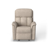 Luna Transitional Fabric Power Recliner With Power Headrest | Flexsteel