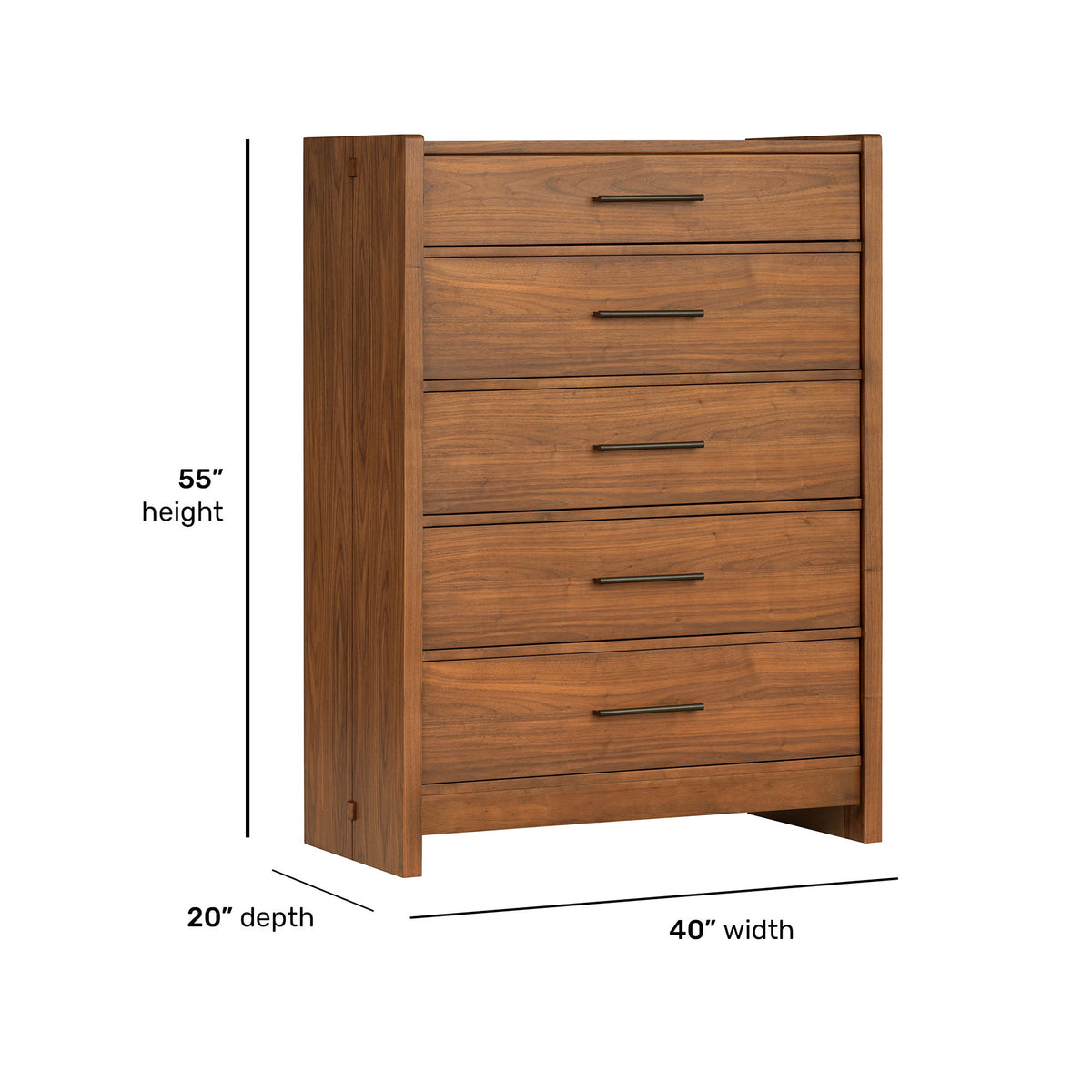Lincoln Drawer Chest - Warm Walnut | Flexsteel
