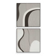 Joel Modern Wood Wall Art (Set of 2) - Gray by Uttermost - View 1