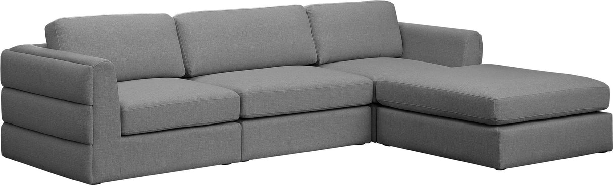 Beckham - Modular Sectional 4 Piece - Gray | Home Elegance USA