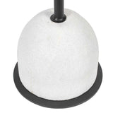 Morro Marble Side Table - White / Black by Uttermost - View 10
