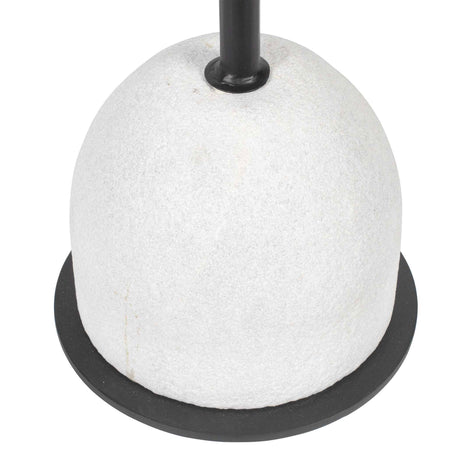 Morro Marble Side Table - White / Black by Uttermost - View 10