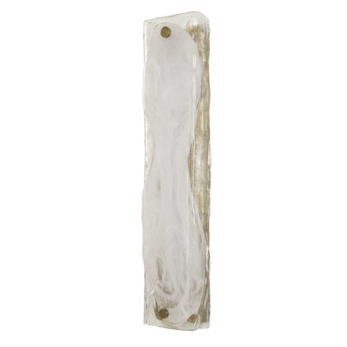 Taffy 1 Light LED Swirl Glass Sconce - White by Uttermost - View 6