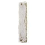 Taffy 1 Light LED Swirl Glass Sconce - White by Uttermost - View 6
