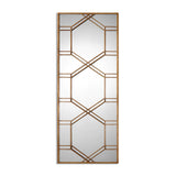 Kennis Leaf Leaner Mirror - Gold by Uttermost - View 1
