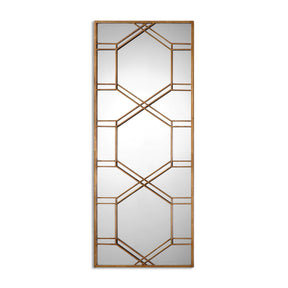 Kennis Leaf Leaner Mirror - Gold by Uttermost - View 1