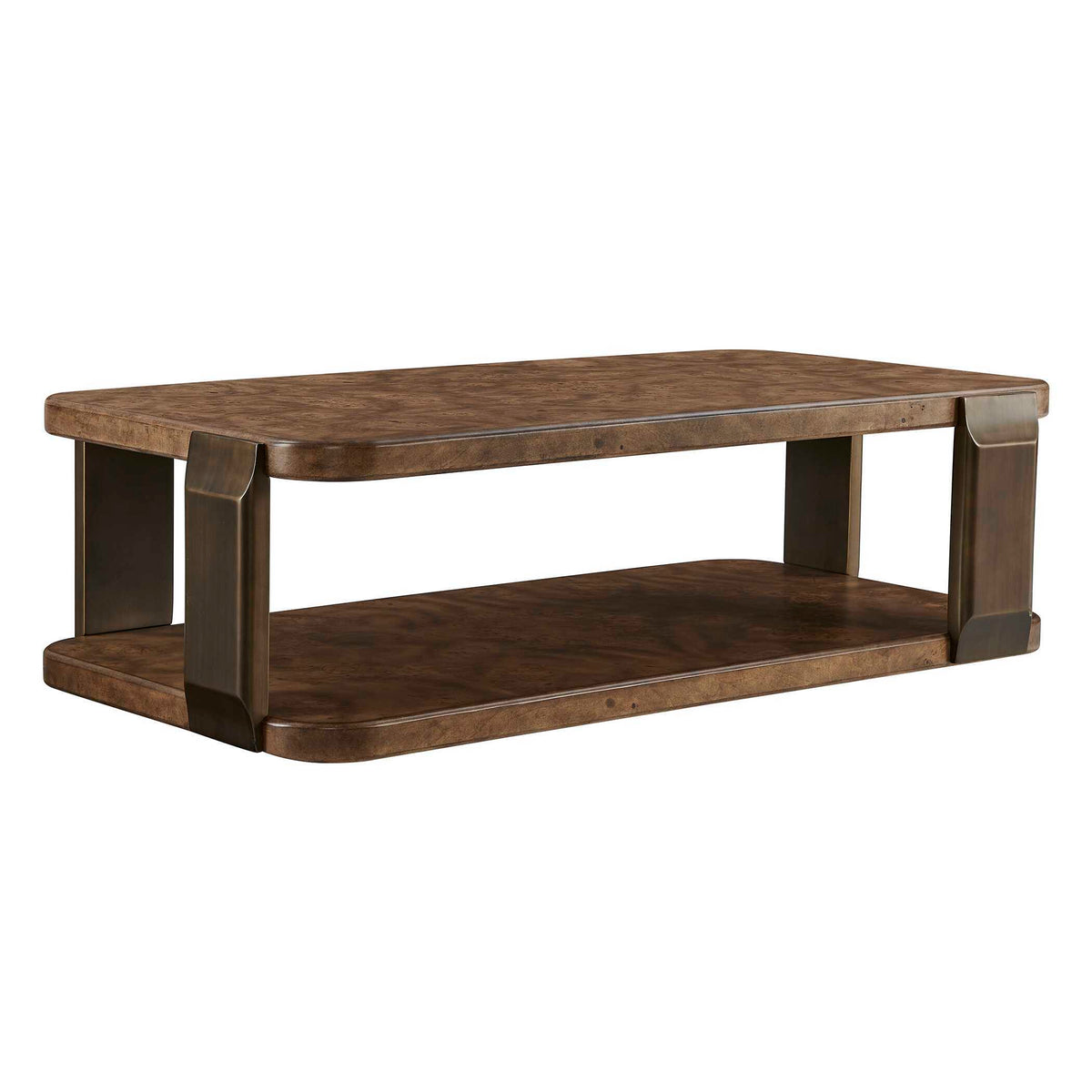 Vance Coffee Table Mappa Burl - Dark Brown by Uttermost - View 4