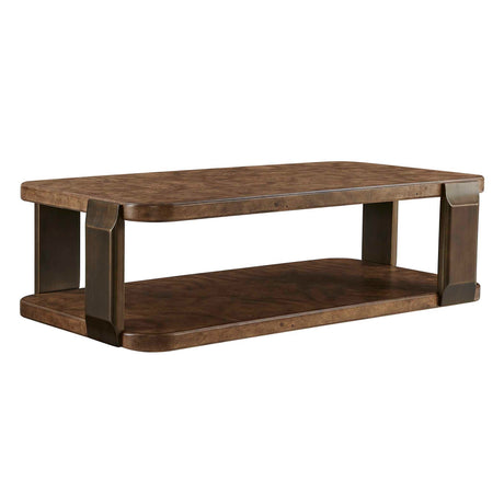 Vance Coffee Table Mappa Burl - Dark Brown by Uttermost - View 4