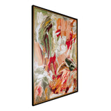 Garden City Abstract Art Green / Orange / Pink - Orange / Green by Uttermost - View 4