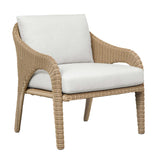 Kavali Outdoor Wicker Lounge Chair Woodtone - Light Brown by Uttermost - View 5