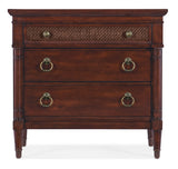 Charleston Three-Drawer Metal Nightstand - Dark Brown by Hooker Furniture - View 8