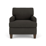 Moxy Fabric Chair, T-Shaped Seat Cushion, Rounded Mailbox Arms | Flexsteel