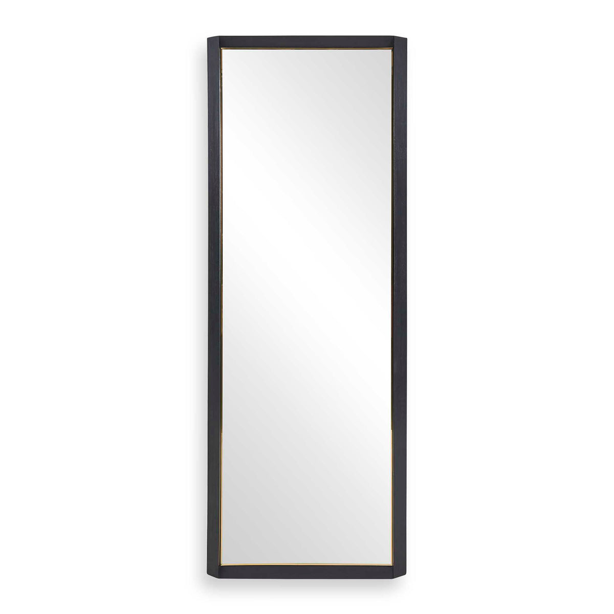 Stenton Tall Wooden Mirror - Black by Uttermost - View 1