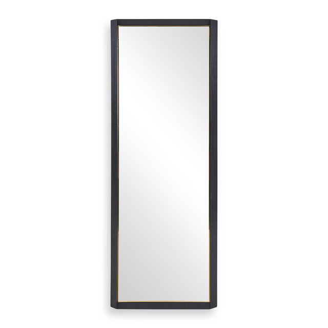 Stenton Tall Wooden Mirror - Black by Uttermost - View 1