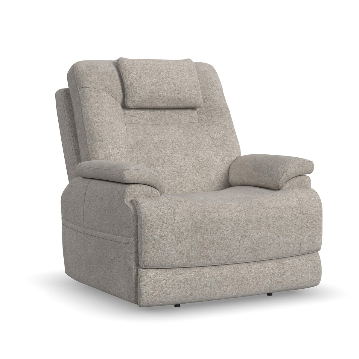 Zecliner Model 2+ Power Lift Sleep Recliner With Power Headrest, Lumbar, Heat & Massage - Shell | Flexsteel