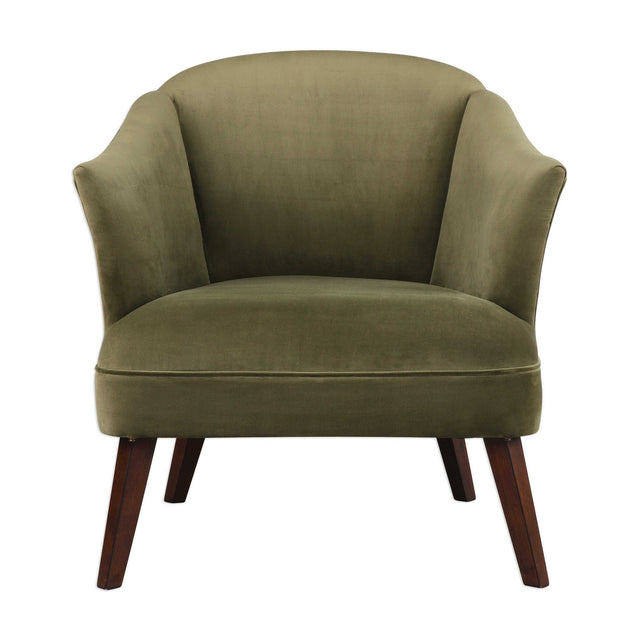 Conroy Accent Chair Olive - Green / Dark Brown by Uttermost - View 1