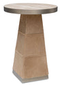 Melange Vaquero Spot Table Light Brown / Beige / Silver - Beige / Light Brown by Hooker Furniture - View 1