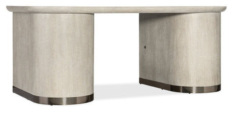 Modern Mood Executive Desk - Beige by Hooker Furniture - View 5