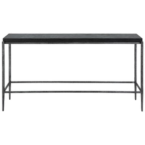 Crescendo Concrete Console Table - Black by Uttermost - View 1