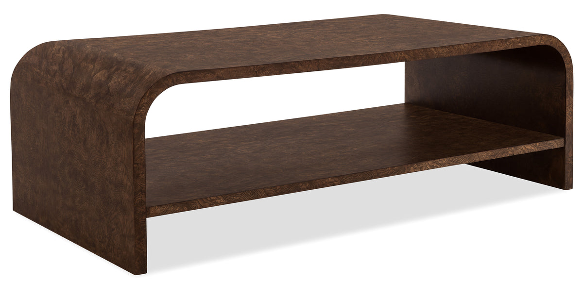 Archives Coffee Table Classic Walnut - Dark Brown by Hooker Furniture - View 1