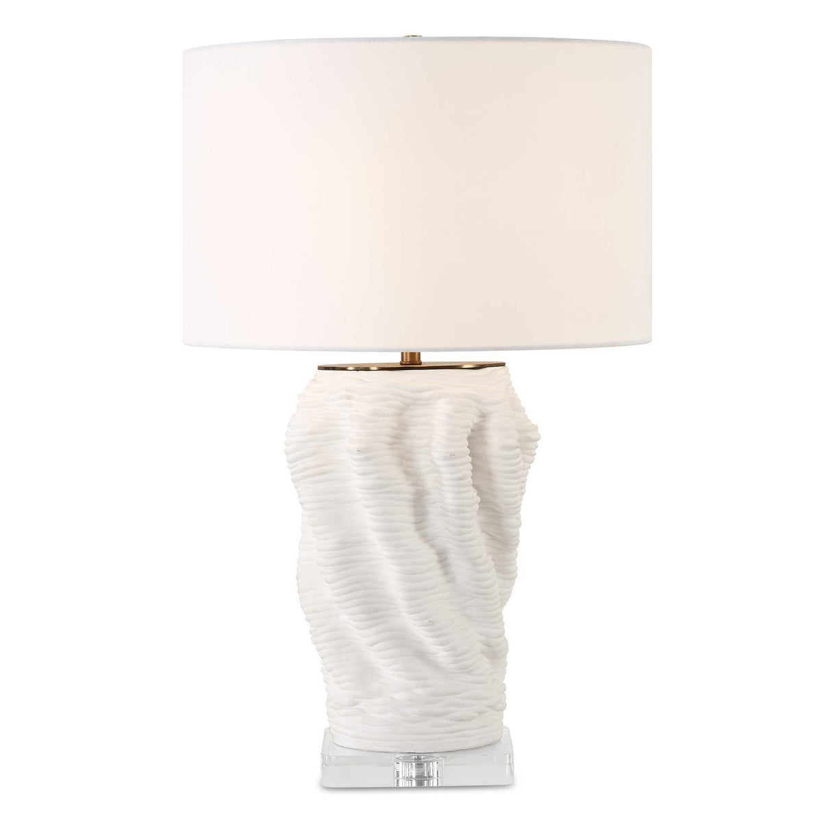 Stratified White Table Lamp by Uttermost - View 1