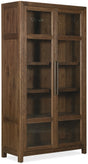 Driftwood Display Cabinet Worn Saddle - Dark Brown by Hooker Furniture - View 1