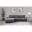 Verona Grey Loose Back Sectional Sofa - sold by Home Elegance USA