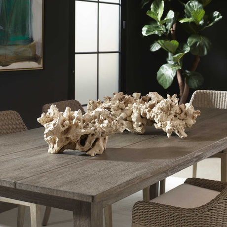 Elemental Root Outdoor Sculptures (Set of 2) - White by Uttermost - View 2