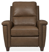 Julian Zero Gravity Power Recliner with Power Headrest - Dark Brown by Hooker Furniture - View 8