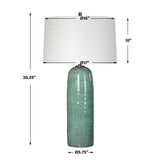 Andale Table Lamp - Green by Uttermost - View 7