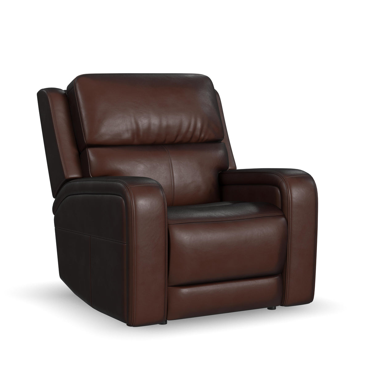 Oasis Power Recliner With Power Headrest, Lumbar, Heat & Massage - Truffle | Flexsteel
