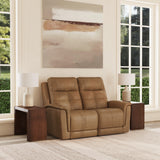 Ranger Power Reclining Loveseat With Power Headrest, Lumbar, Heat & Massage - Oakridge | Flexsteel