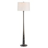 Tallarico Brass & Marble Floor Lamp Black / Bronze / Brown - Black / Dark Brown by Uttermost - View 1