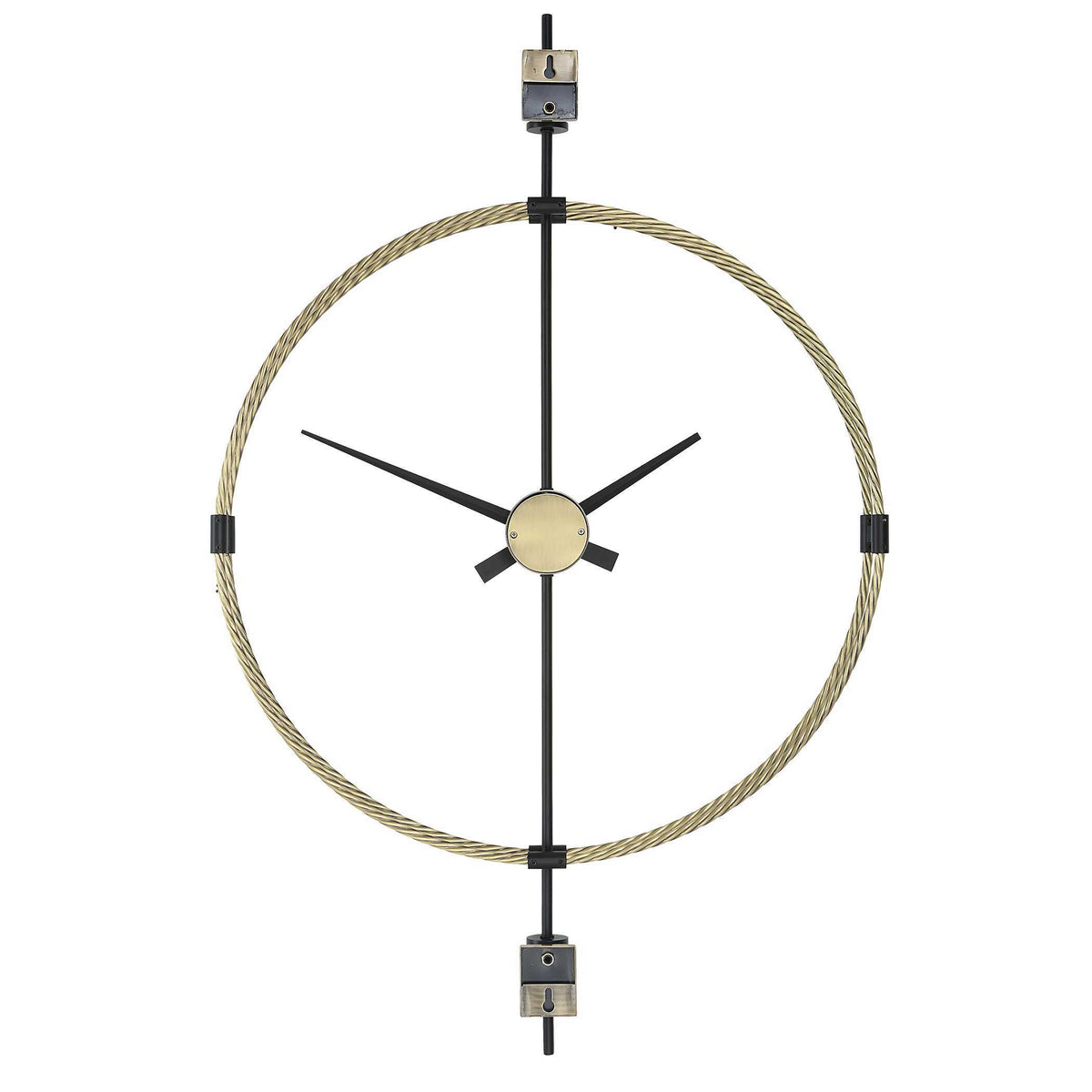 Time Flies Modern Wall Clock - Yellow by Uttermost - View 7