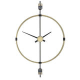 Time Flies Modern Wall Clock - Yellow by Uttermost - View 7