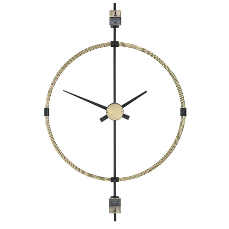 Time Flies Modern Wall Clock - Yellow by Uttermost - View 7