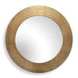 Tano Round Mirror Antique Brass - Gold by Uttermost - View 1