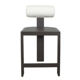 Bolster Back Outdoor Counter Stool - White by Uttermost - View 8