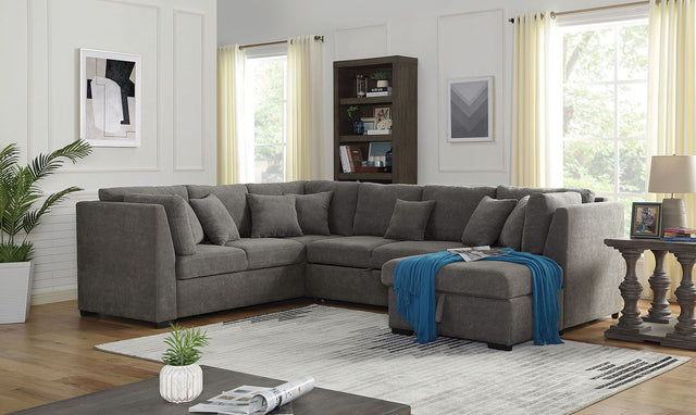 Bethan - Sectional - Gray | Home Elegance USA