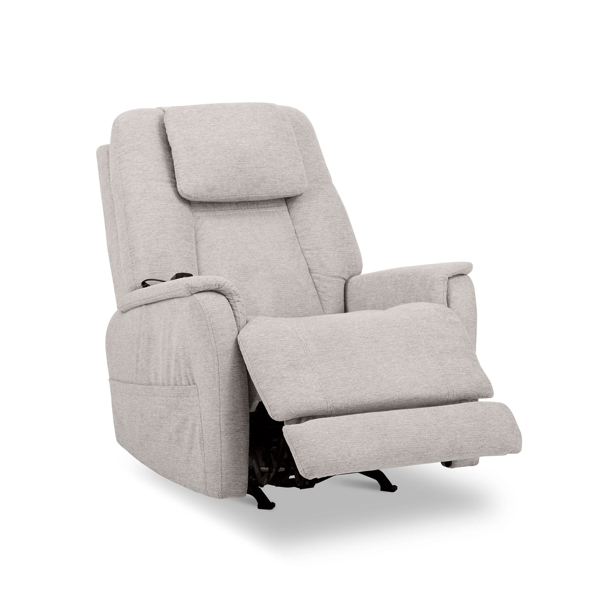 Zecliner Model 3+ Power Lift Sleep Recliner With Power Headrest, Lumbar, Heat & Massage - Ceramic | Flexsteel