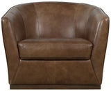 Fairfax Swivel Chair - Dark Brown by Hooker Furniture - View 7