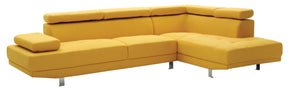 Riveredge G446-SC Sectional  ( Without Ottoman) , YELLOW - sold by Home Elegance USA