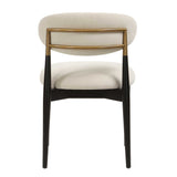 Moxie Armless Dining Chair (Set of 2) Black / Off White - Black / White by Uttermost - View 6