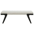 Hover Modern Bench - White by Uttermost - View 1
