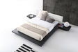 Eastern King Opal Modern Wenge & White Platform Bed - View Image 1